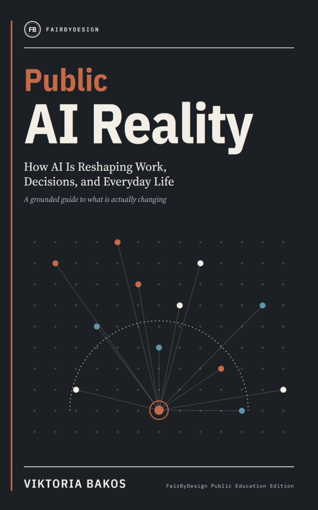 Cover of Public AI Reality by Viktoria Bakos